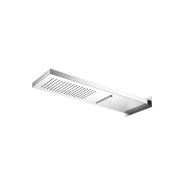Hotbath Archie AR193 Deszczownica do montażu na ścianie z wylewką kaskadową 16,5x53,7cm warsaw-design Salon wyposażenia wnętrz w Warszawie Deszczownica do montażu na ścianie z wylewką kaskadową 16,5x53,7cm Archie-AR193 montaż ścienny możliwe wykończenia