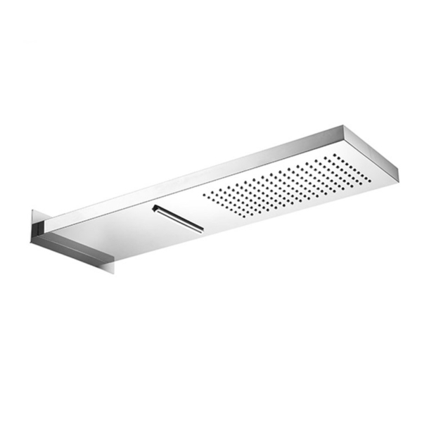 Hotbath Archie AR193 Deszczownica do montażu na ścianie z wylewką kaskadową 16,5x53,7cm Hotbath Archie AR193 Deszczownica do montażu na ścianie z wylewką kaskadową 16,5x53,7cm