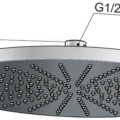 Hotbath Mate M106 Deszczownica okrągła o średnicy 30cm-rysunek techniczny