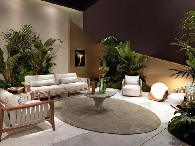 Visionnaire salone del mobile green life and kathryn room meble salon kanapa fotel