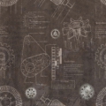 Tapeta włoskiej marki Tecnografica Amboise z kolekcji Decoratives wariant 1 dark brown