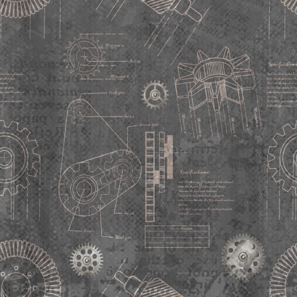 Tapeta-Tecnografica-Amboise-kolekcja-Decoratives-dark-grey Tapeta włoskiej marki Tecnografica Amboise z kolekcji Decoratives wariant 1 dark grey