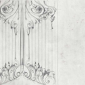 Tapeta włoskiej marki Tecnografica Corinto z kolekcji Decoratives wariant 1 Ivory Deco