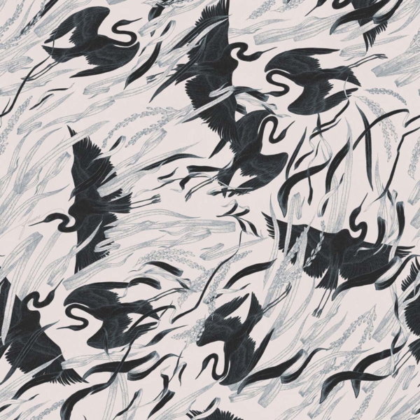 Tapeta-Tecnografica-Feanne-Egrets-kolekcja-Art-Collections-White Tapeta Tecnografica Feanne: Egrets kolekcja Art Collections wariant 1 White