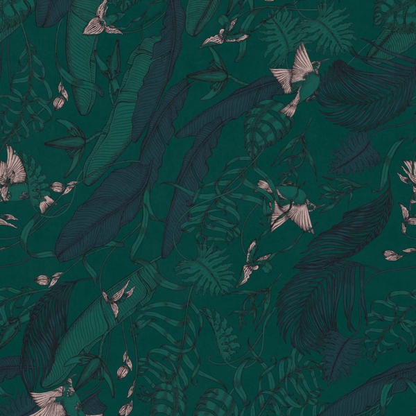 Tapeta-Tecnografica-Feanne-Tropical-Foliage-kolekcja-Art-Collections-Emerald Tapeta Tecnografica Feanne: Tropical Foliage z kolekcji Art Collections wariant 5 Emerald
