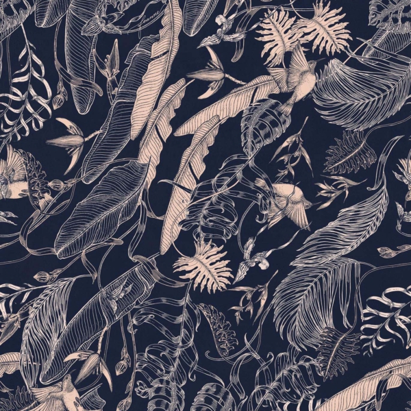 Tapeta-Tecnografica-Feanne-Tropical-Foliage-kolekcja-Art-Collections-Navy Tapeta Tecnografica Feanne: Tropical Foliage kolekcja Art Collections wariant 1 Navy