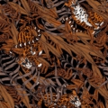 Tapeta włoskiej marki Tecnografica Feanne: Visayan Leopard z kolekcji Art Collections wariant 1 Bronze