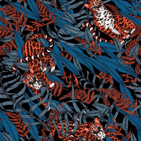 Tapeta-Tecnografica-Feanne-Visayan-Leopard-kolekcja-Art-Collections-Night Tapeta Tecnografica Feanne: Visayan Leopard kolekcja Art Collections wariant 1 Night
