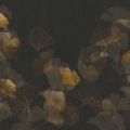 Tapeta włoskiej marki Tecnografica Ginko z kolekcji Japandi wariant 1 Black