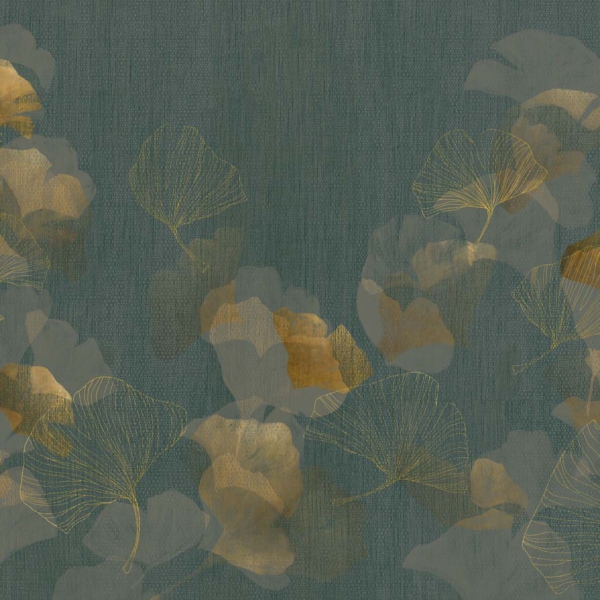 Tapeta-Tecnografica-Ginko-kolekcja-Japandi-GREEN Tapeta włoskiej marki Tecnografica Ginko z kolekcji Japandi wariant 1 GREEN