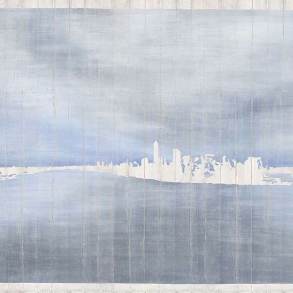 Tapeta-Tecnografica-Giorgia-Beltrami-Sky-over-NYC-kolekcja-Art-Collections-Blue Tapeta włoskiej marki Tecnografica Giorgia Beltrami: Sky over NYC z kolekcji Art Collections wariant 1 Blue