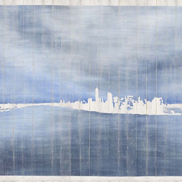Tapeta-Tecnografica-Giorgia-Beltrami-Sky-over-NYC-kolekcja-Art-Collections-DEEP-BLUE Tapeta włoskiej marki Tecnografica Giorgia Beltrami: Sky over NYC z kolekcji Art Collections wariant 1 DEEP BLUE