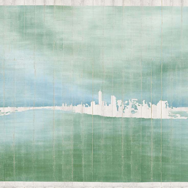 Tapeta-Tecnografica-Giorgia-Beltrami-Sky-over-NYC-kolekcja-Art-Collections-GREEN Tapeta Tecnografica Giorgia Beltrami: Sky over NYC kolekcja Art Collections wariant 1 GREEN