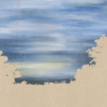 Tapeta włoskiej marki Tecnografica Giorgia Beltrami: Sky over San Fao z kolekcji Art Collections wariant 1 Blue