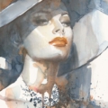 Tapeta włoskiej marki Tecnografica Giovanna Casotto: Sophia z kolekcji Art Collections wariant 1 Sophia
