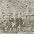 Tapeta Tecnografica Jersey kolekcja Decoratives wariant 1 Sepia