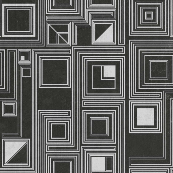 Tapeta-Tecnografica-Labirinto-kolekcja-Architetture-Black Tapeta włoskiej marki Tecnografica Labirinto z kolekcji Architetture wariant 1 Black