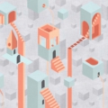 Tapeta włoskiej marki Tecnografica Mame 32 z kolekcji Landscapes wariant 1 Orange