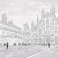 Tapeta Tecnografica Marco Fontana: Milano Immaginaria kolekcja Art Collections