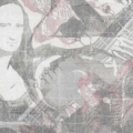 Tapeta włoskiej marki Tecnografica Marco Fontana: Monalisa z kolekcji Art Collections wariant 1 BLACK AND WHITE