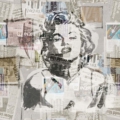 Tapeta Tecnografica Marco Fontana: Superstar Graffiti kolekcja Art Collections wariant 1 MARILYN