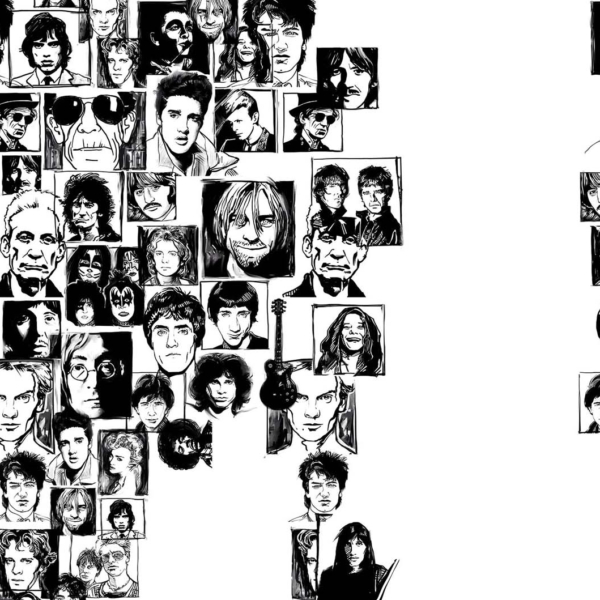 Tapeta-Tecnografica-Marco-Fontana-Superstar-kolekcja-Art-Collections-black-and-white Tapeta włoskiej marki Tecnografica Marco Fontana: Superstar z kolekcji Art Collections wariant 1 black and white