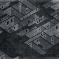 Tapeta włoskiej marki Tecnografica Metropolis z kolekcji Decoratives wariant 1 Coal