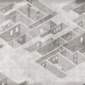 Tapeta włoskiej marki Tecnografica Metropolis z kolekcji Decoratives wariant 1 grey