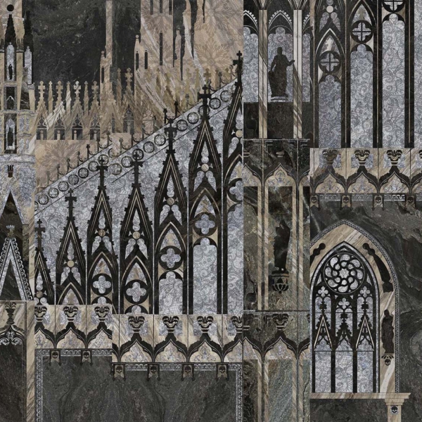 Tapeta-Tecnografica-Milano-Duomo-kolekcja-Art-Cities-Night Tapeta włoskiej marki Tecnografica Milano Duomo z kolekcji Art Cities wariant 1 Night