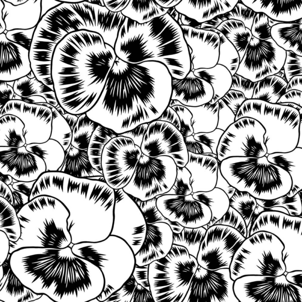 Tapeta-Tecnografica-Roberto-Baldazzini-Aurora-floreale-kolekcja-Art-Collections-Black-and-white Tapeta włoskiej marki Tecnografica Roberto Baldazzini: Aurora floreale z kolekcji Art Collections wariant 1 Black and white