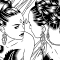 Tapeta włoskiej marki Tecnografica Roberto Baldazzini: Le due Faraone la sfida z kolekcji Art Collections wariant 1 Comic Book