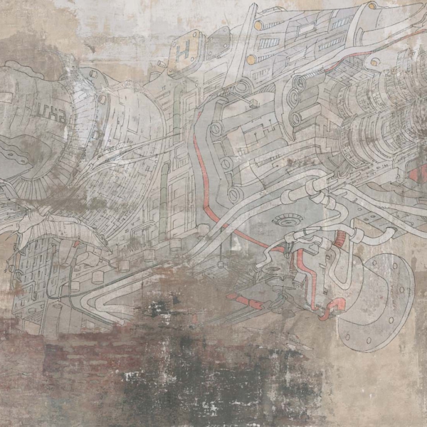 Tapeta-Tecnografica-Salisbury-Dream-kolekcja-Modern-Affresco-Salisbury-Dream Tapeta włoskiej marki Tecnografica Salisbury Dream z kolekcji Modern Affresco wariant 1 Salisbury Dream