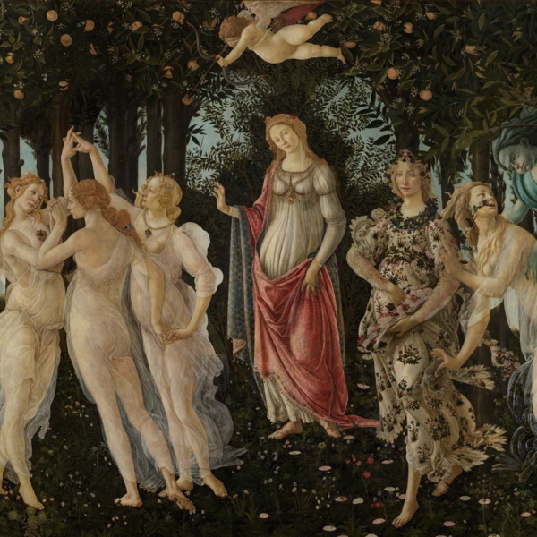 Tapeta-Tecnografica-Sandro-Botticelli-Primavera-kolekcja-Italian-Masterpieces-Allegoria-della-Primavera---Botticelli Tapeta włoskiej marki Tecnografica Sandro Botticelli: Primavera z kolekcji Italian Masterpieces wariant 1 Allegoria della Primavera - Botticelli