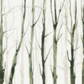 Tapeta włoskiej marki Tecnografica The Sign: Alberi Zen z kolekcji Evergreens wariant 1 GREEN