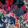 Tapeta włoskiej marki Tecnografica The Sisters: Caruso z kolekcji Art Collections wariant 1 PSYCHEDELIC