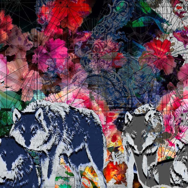 Tapeta-Tecnografica-The-Sisters-Caruso-kolekcja-Art-Collections-PSYCHEDELIC Tapeta włoskiej marki Tecnografica The Sisters: Caruso z kolekcji Art Collections wariant 1 PSYCHEDELIC