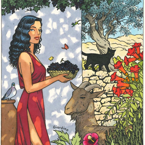 Tapeta-Tecnografica-Vittorio-Giardino-Circe-kolekcja-Art-Collections-Circe Tapeta włoskiej marki Tecnografica Vittorio Giardino: Circe z kolekcji Art Collections wariant 1 Circe