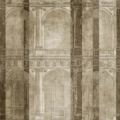 Tapeta Skinwall BORROMINI 735 z kolekcji Suite Collection motywy: miasta mapy, kolory: beżowy, brązowy, grafitowy, zielony - wariant 1