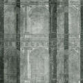 Tapeta Skinwall BORROMINI 735 z kolekcji Suite Collection motywy: miasta mapy, kolory: beżowy, brązowy, grafitowy, zielony - wariant 3