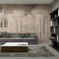 Tapeta Skinwall BRAMANTE 715 z kolekcji Suite Collection motywy: miasta mapy, kolory: beżowy, brązowy, szary, grafitowy