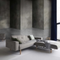 Tapeta Skinwall DE PROSPECTIVA 710 z kolekcji Unconventional Surfaces motywy: geometryczny, kolory: brązowy, beżowy, grafitowy