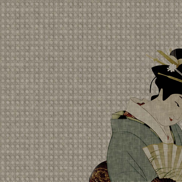 Tapeta-Skinwall-GEISHA-764-z-kolekcji-New-Designs-2021-Suite-Collection-1 Tapeta Skinwall GEISHA 764 z kolekcji New Designs 2021 Suite Collection motywy: orientalny, portret, kolory: różowy, niebieski, czarny, żółty - wariant 1