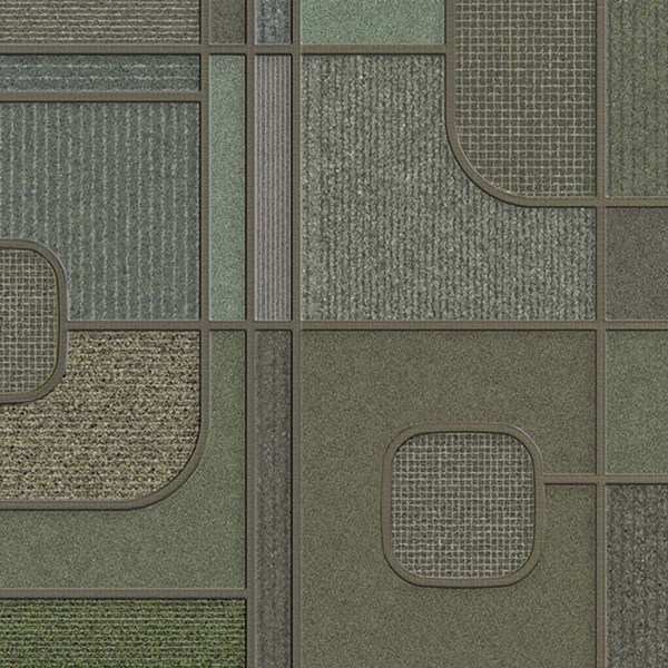 Tapeta-Skinwall-GRID-1-762-z-kolekcji-New-Designs-2021-Suite-Collection-2 Tapeta Skinwall GRID 1 762 z kolekcji New Designs 2021 Suite Collection motywy: geometryczny, kolory: beżowy, brązowy, żółty - wariant 2