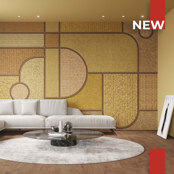Tapeta-Skinwall-GRID-2-763-z-kolekcji-New-Designs-2021-Suite-Collection Tapeta Skinwall GRID 2 763 z kolekcji New Designs 2021 Suite Collection motywy: geometryczny, kolory: beżowy, brązowy, żółty