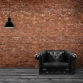 Tapeta Skinwall GRUNGE BRICKWALL 44 z kolekcji Unconventional Surfaces motywy: cegła, kolory: pomarańczowy, czerwony, brązowy, biały