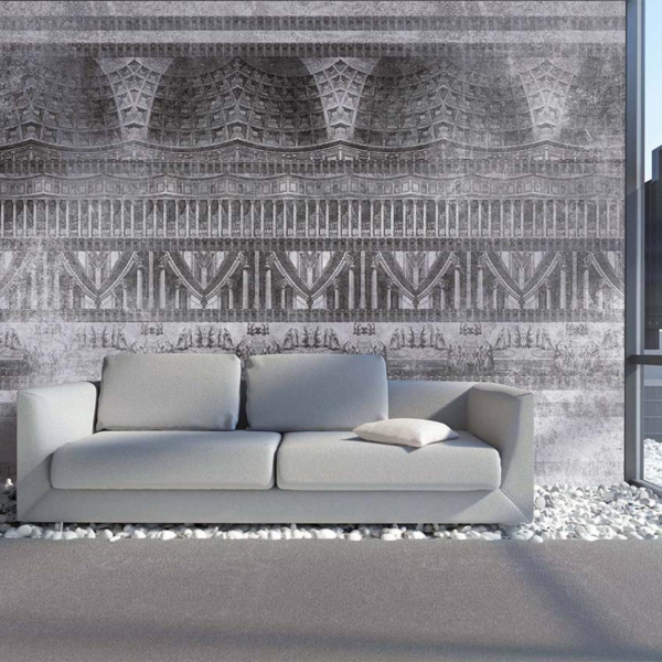 Tapeta-Skinwall-PIRANESI-509-z-kolekcji-Arts-in-the-Past Tapeta Skinwall PIRANESI 509 z kolekcji Arts in the Past motywy: miasta mapy, ornamenty, kolory: szary, brązowy, grafitowy, beżowy