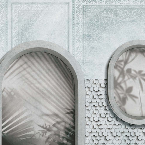 Tapeta-Skinwall-SALTY-BREEZE-138-z-kolekcji-New-Designs-2021-Peeking-Nature-1 Tapeta Skinwall SALTY BREEZE 138 z kolekcji New Designs 2021 Peeking Nature motywy: ornamenty, kolory: szary, biały, niebieski - wariant 1