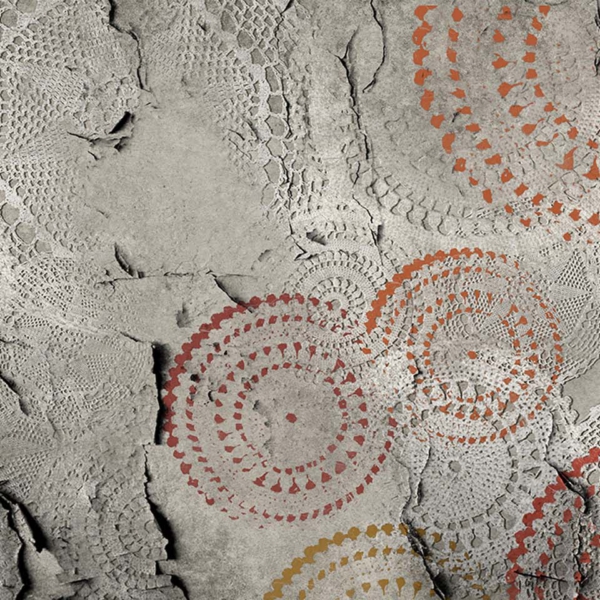 Tapeta-Skinwall-SAUDADE-81-z-kolekcji-Unconventional-Surfaces-1 Tapeta Skinwall SAUDADE 81 z kolekcji Unconventional Surfaces motywy: ornamenty, kolory: szary, beżowy, pomarańczowy, czerwony - wariant 1
