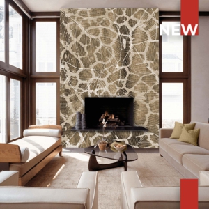 Tapeta Skinwall SAVANNAH GIRAFFE 744 z kolekcji New Designs 2021 Suite Collection motywy: zwierzęta, kolory: beżowy, brązowy