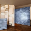 Tapeta Skinwall SPLASH 729 z kolekcji Suite Collection motywy: fale, paski, kolory: szary, grafitowy, niebieski, granatowy